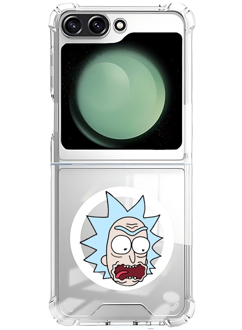 Theodor Magnetic Case for Samsung Galaxy Z Flip 6 Compatible with MagSafe Wireless Charging, Shockproof Phone Bumper Cover Rick & Martin - Image 1