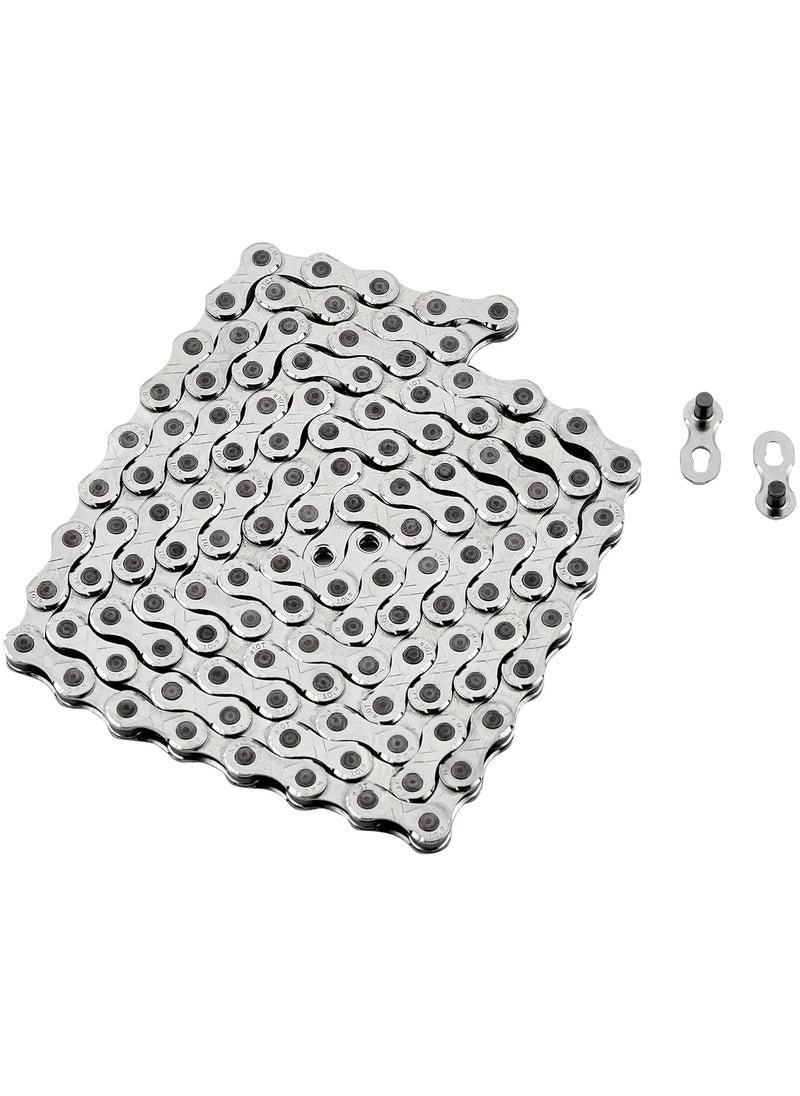 KMC KMC Unisexs E10 Chain Silver 122 Link  - Image 2
