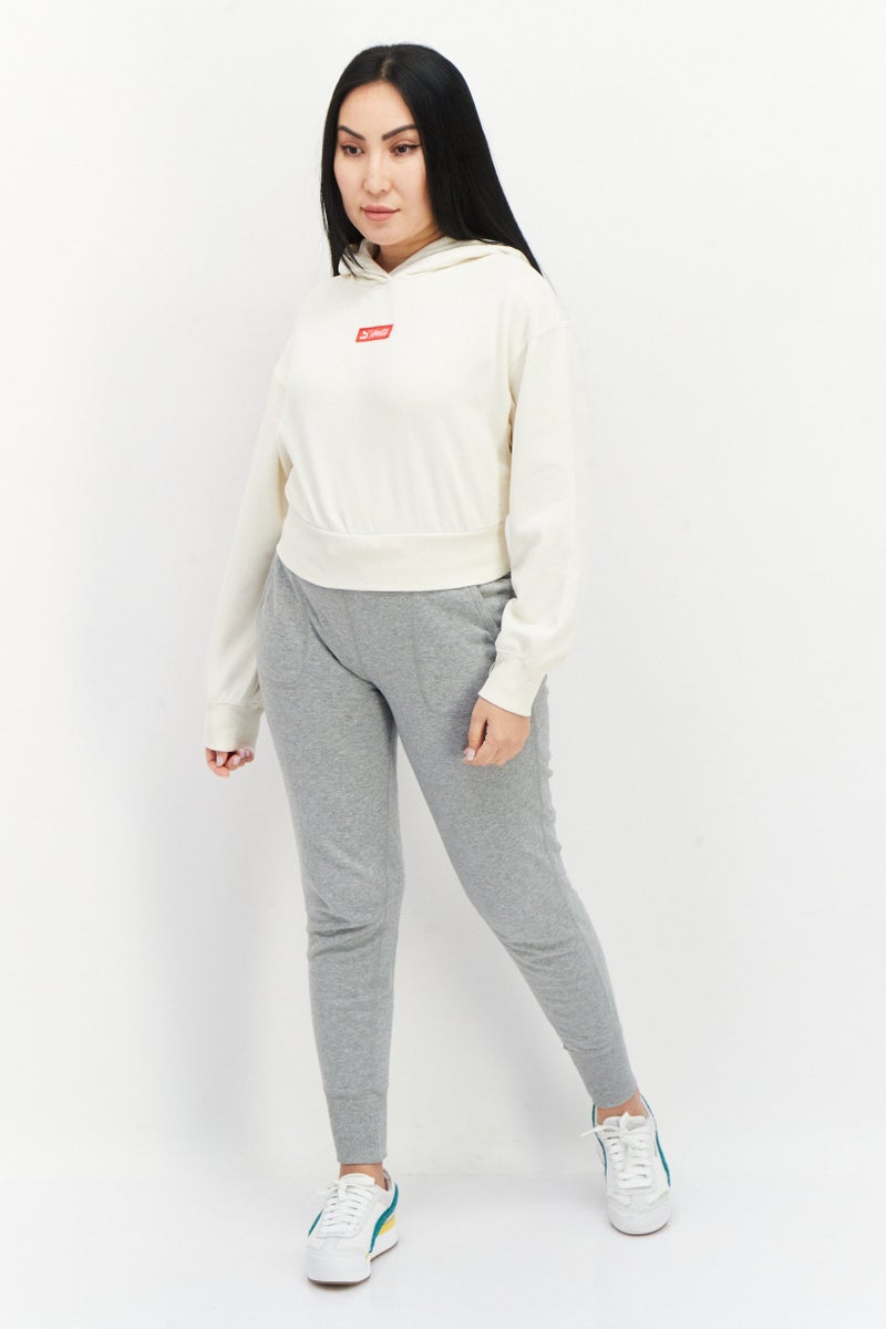 Puma x Coca Cola Women Sportswear Fit Training Hoodie, Ivory - Image 2