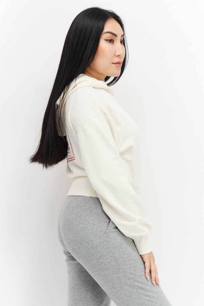 Puma x Coca Cola Women Sportswear Fit Training Hoodie, Ivory - Image 3