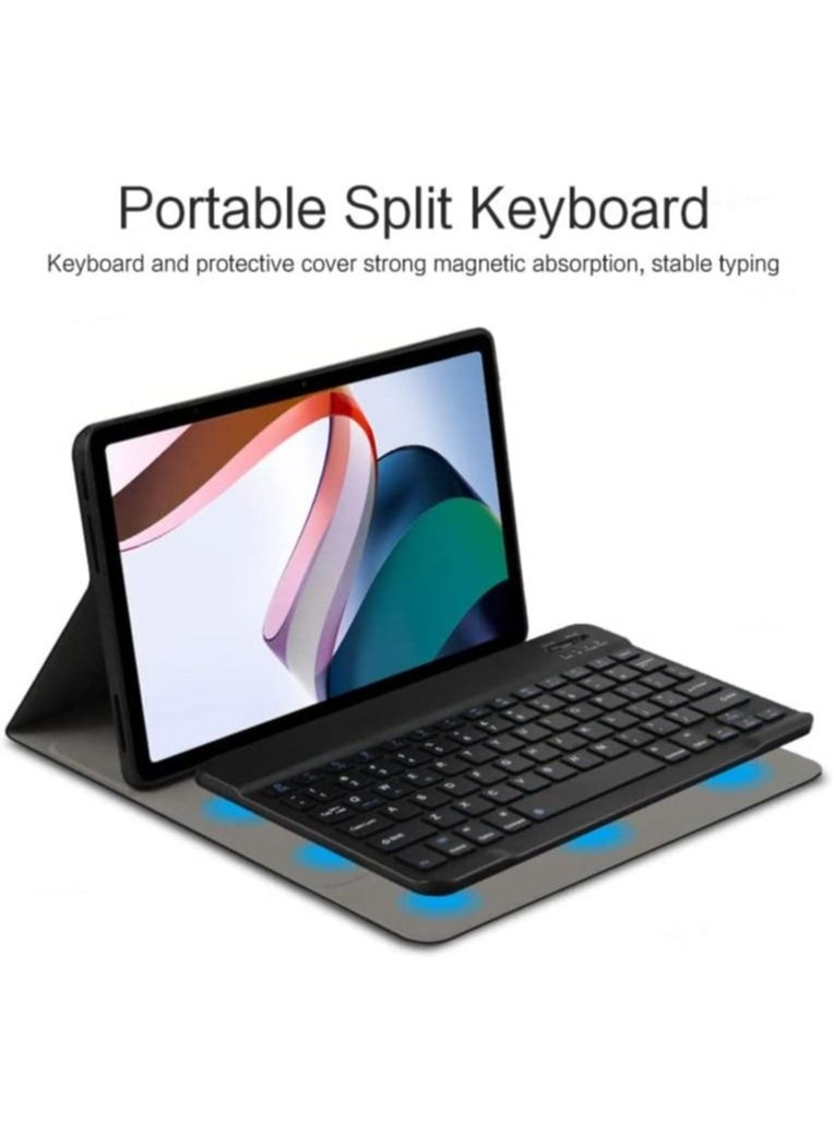 Generic New Tablet Keyboard Case Compatible Wwith Xiaomi Redmi Pad Case 10.61 Inch 2022,Magnetic Case For Redmi Pad Keyboard Cover Stand Funda  - Image 3