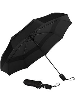 PRIME DEALS Umbrella Automatic Open Travel Umbrella with Wind Vent,Umbrella big size for men, Umbrella for girls, Umbrellas for rain,Windproof Umberalla Large for Man,Women (Black) - pzsku/Z86607243314B7DDFE2BDZ/45/_/1738306052/c024de36-262a-4192-841f-c9dff0cd3525