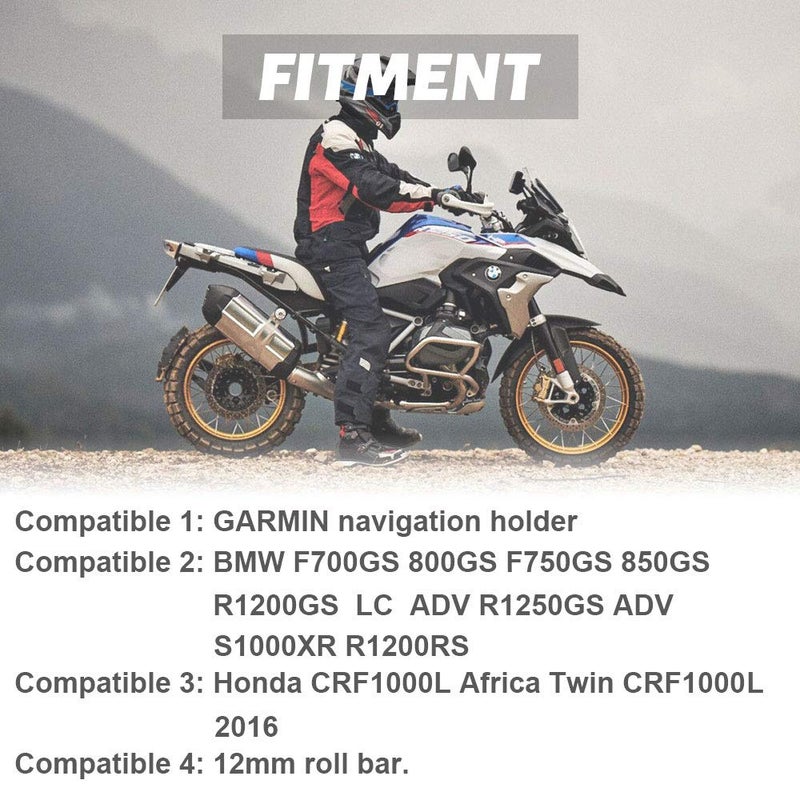Estelle Motorcycle Phone Mount with USB Charger Mobile Phone holder GPS Navigation Bracket for BMW R1200GS R1250GS LC ADV Adventure F700GS F800GS F750GS F850GS for Honda CRF1000L Africa Twin Accessories - Image 5