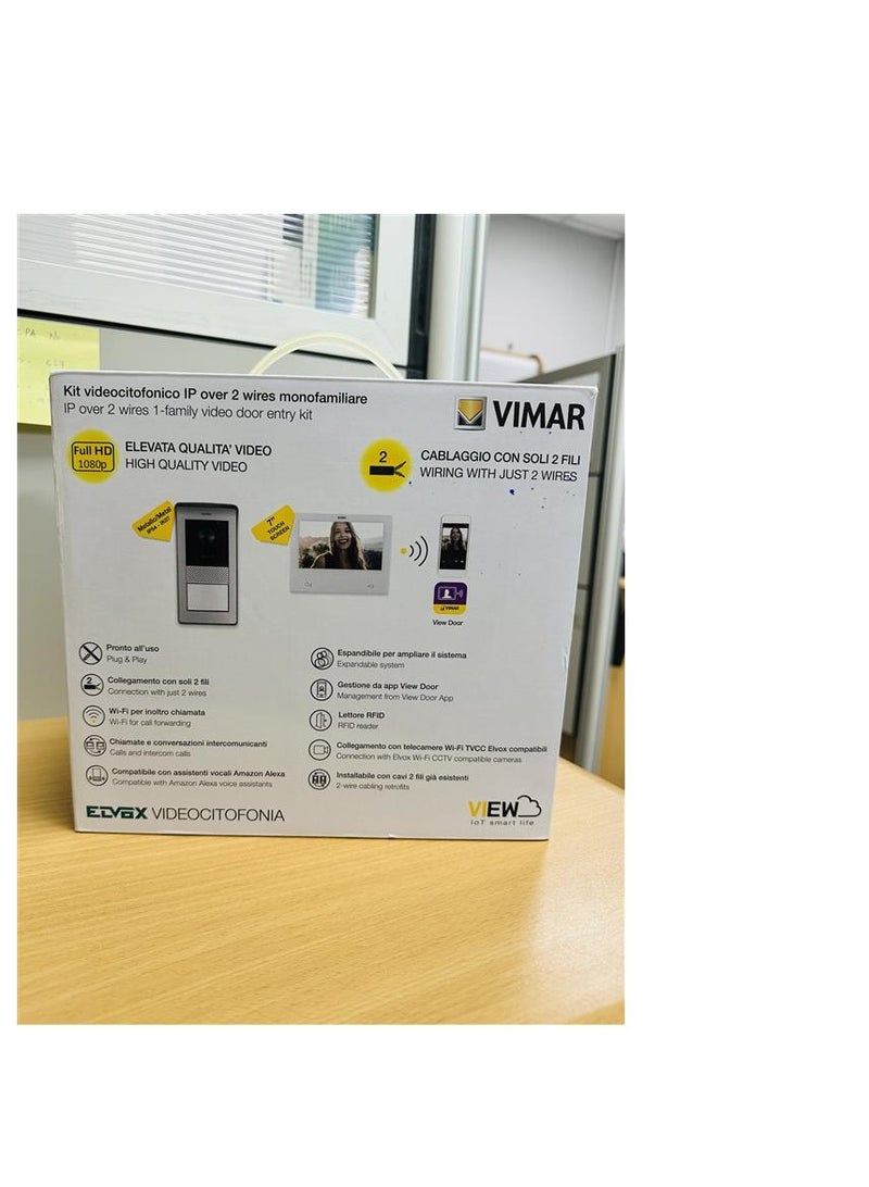 Vimar Video kit - 7in TS Wi-Fi 1F IP/2-wire - Image 1