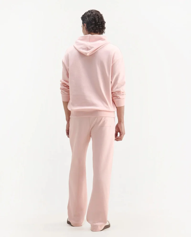 Rare Rabbit Men's Embroidered Regular Fit Drawstring Trackpant