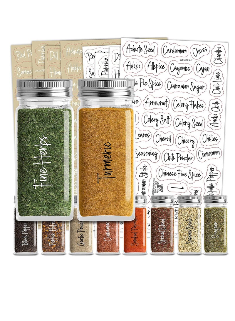 بريميفي أبيض وأسود 8 ورقات 272 ملصق توابل - Image 1