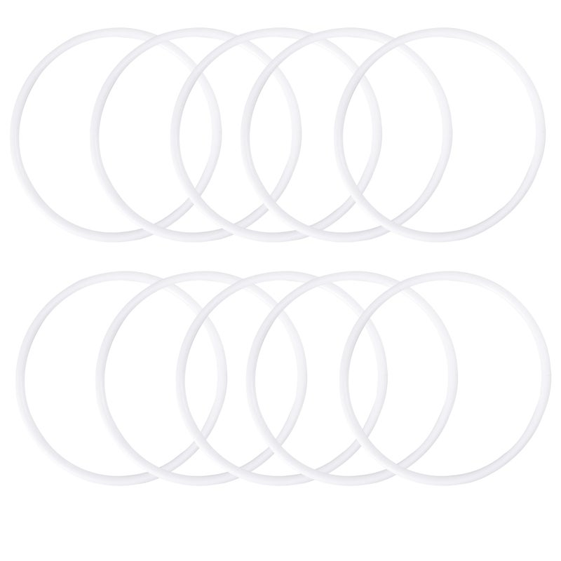 20 Pcs 16cm Dreamcatcher Round White Wrapping Circle Circle for DIY Manual Handmade Wicker Crafts Tool Material Accessories - Image 2