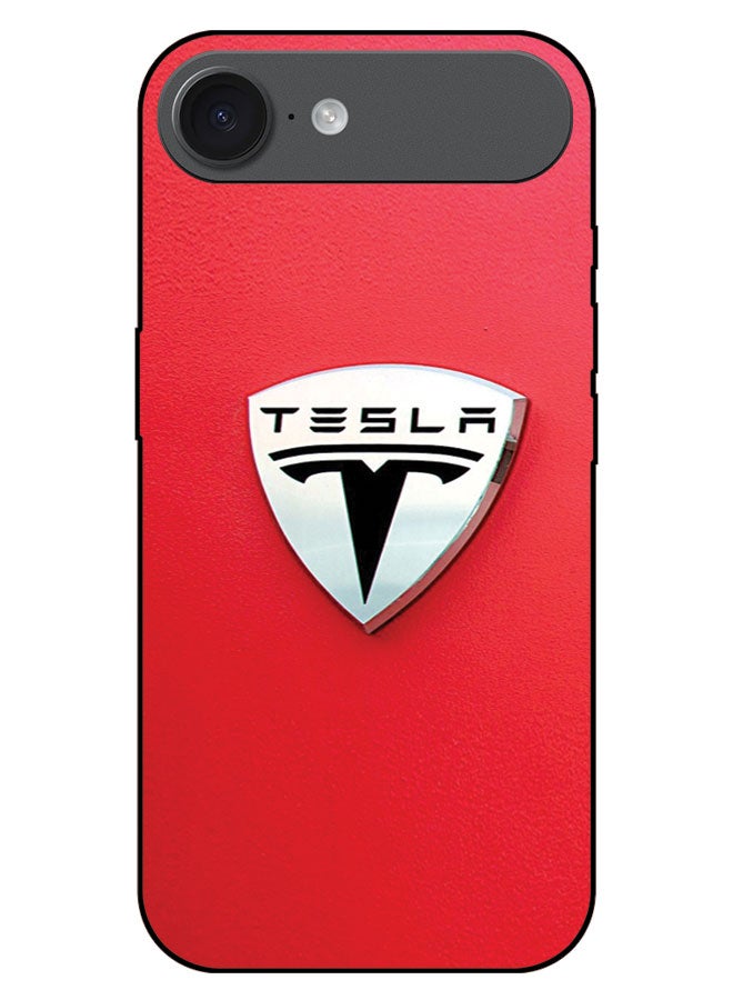 غطاء حماية مطبوع لهاتف Apple iPhone 17 AIR - شعار Tesla
