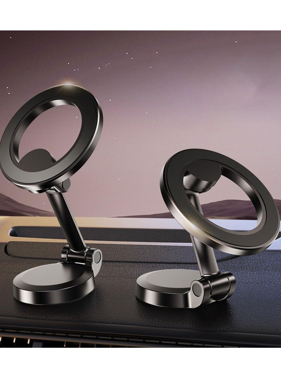 Magnetic Car Phone Holder,360° Rotation All-Metal Phone Holder for Car,Phone Holder for Dashboard, Fit for iPhone 15,14, 13, 12 Pro Max Plus Mini Series