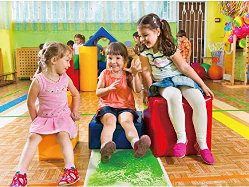 Crystiles Six (6) Assorted Color 12''X 12'' Liquid Floor Tile - ASTM, BS EN71, CPSIA Certified,Liquid Sensory Floor Decorative Tiles, 6 Tiles - Image 5