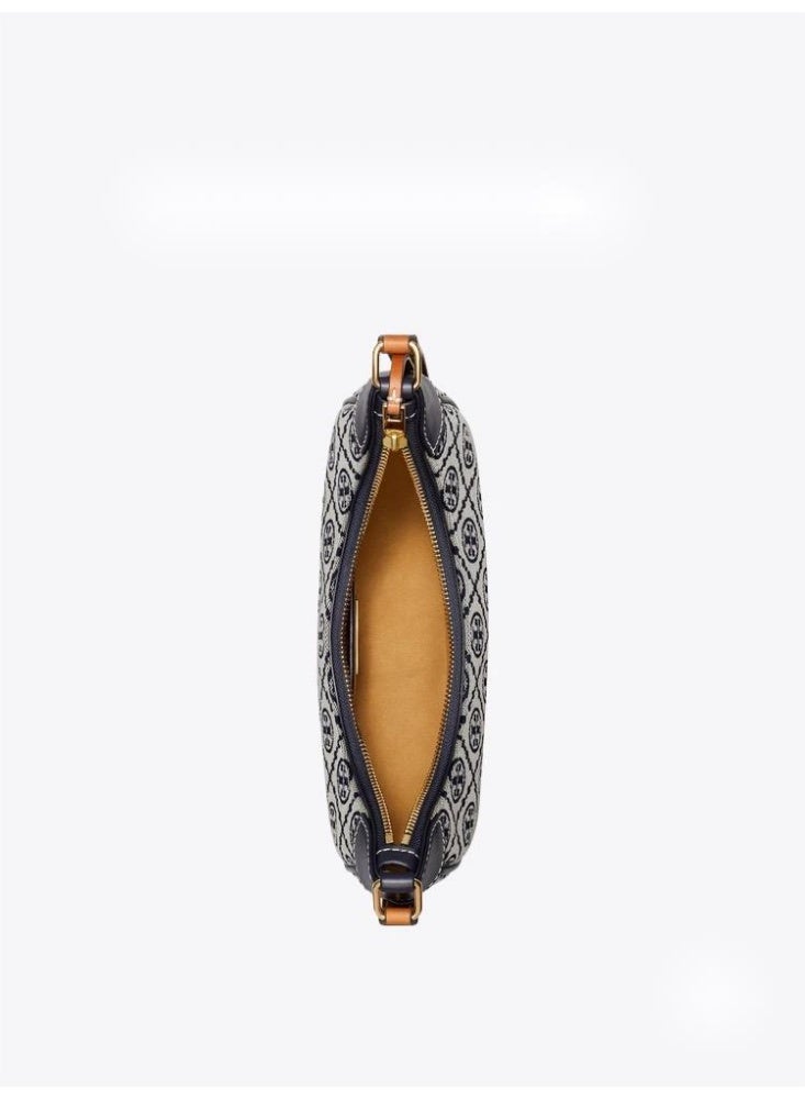 Tory Burch Tory Burch zip fastening, classic brand print, pattern, underarm bag, tote bag, shoulder bag - Image 5