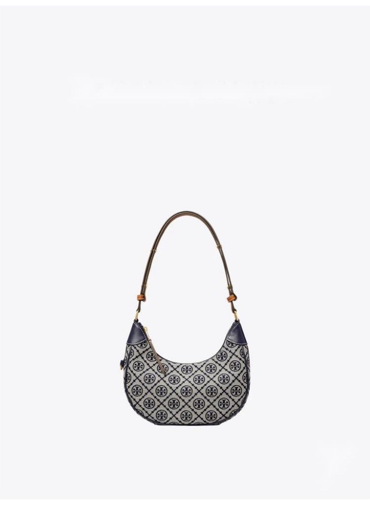 Tory Burch Tory Burch zip fastening, classic brand print, pattern, underarm bag, tote bag, shoulder bag - Image 1