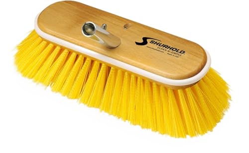 Shurhold 10" Polystyrene Medium Bristle Deck Brush - Image 2