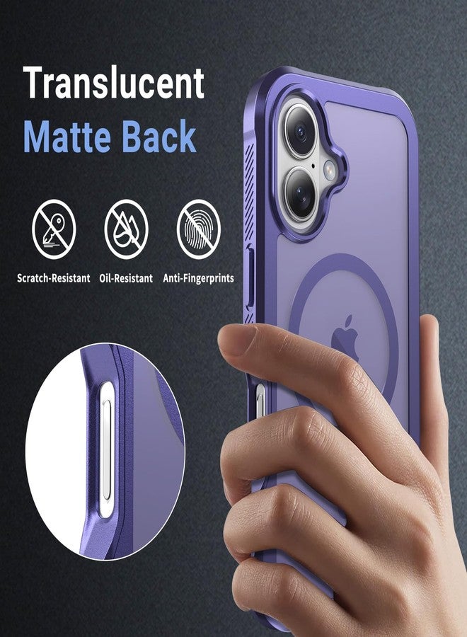 jaroco for Phone case, [Compatible with MagSafe][Military Grade Drop Protection] Bumper Phone Case -Dark Purple - Image 5