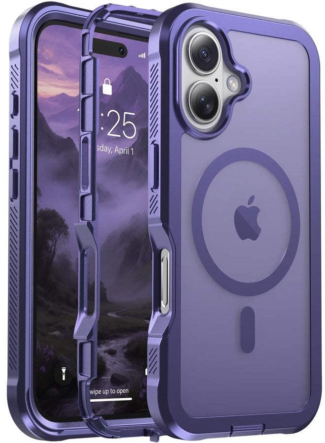 jaroco for Phone case, [Compatible with MagSafe][Military Grade Drop Protection] Bumper Phone Case -Dark Purple - Image 1