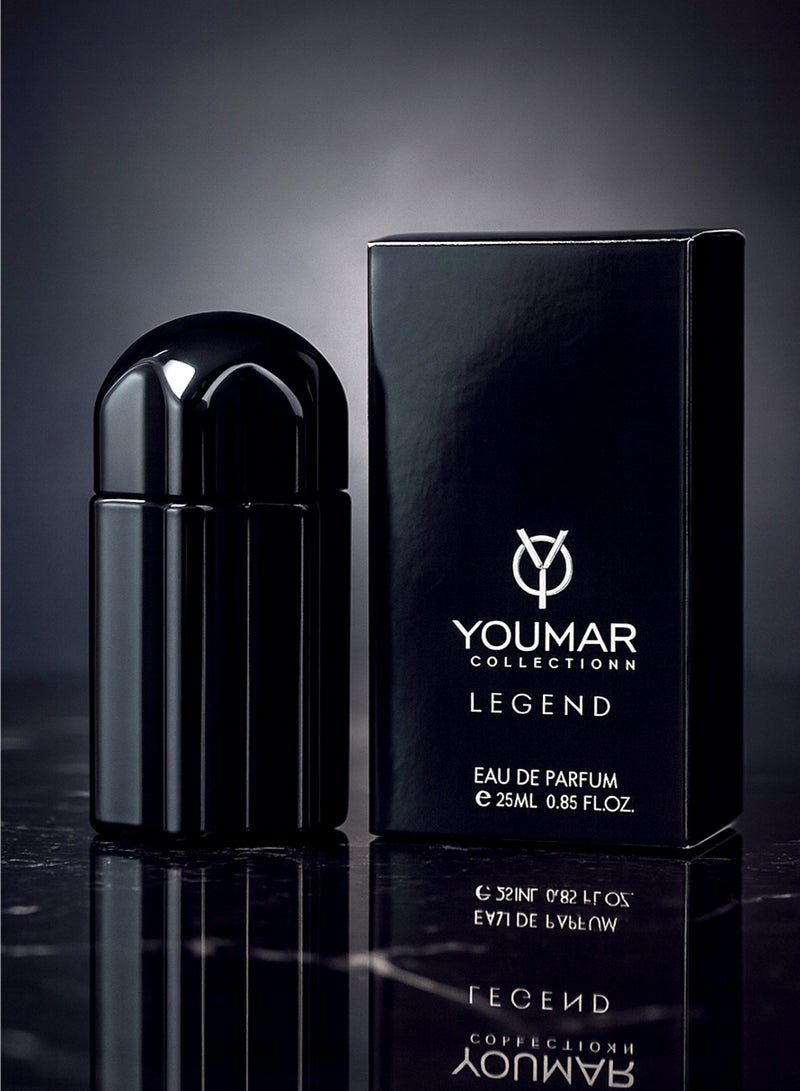 يومار عطر منعش للرجال من مجموعة يومار، رقم الأسطورة Y-506 | عطر يدوم طويلاً برائحة منعشة وخشبية وفانيليا للاستخدام اليومي | عطر فاخر للرجال 25 مل - Image 1