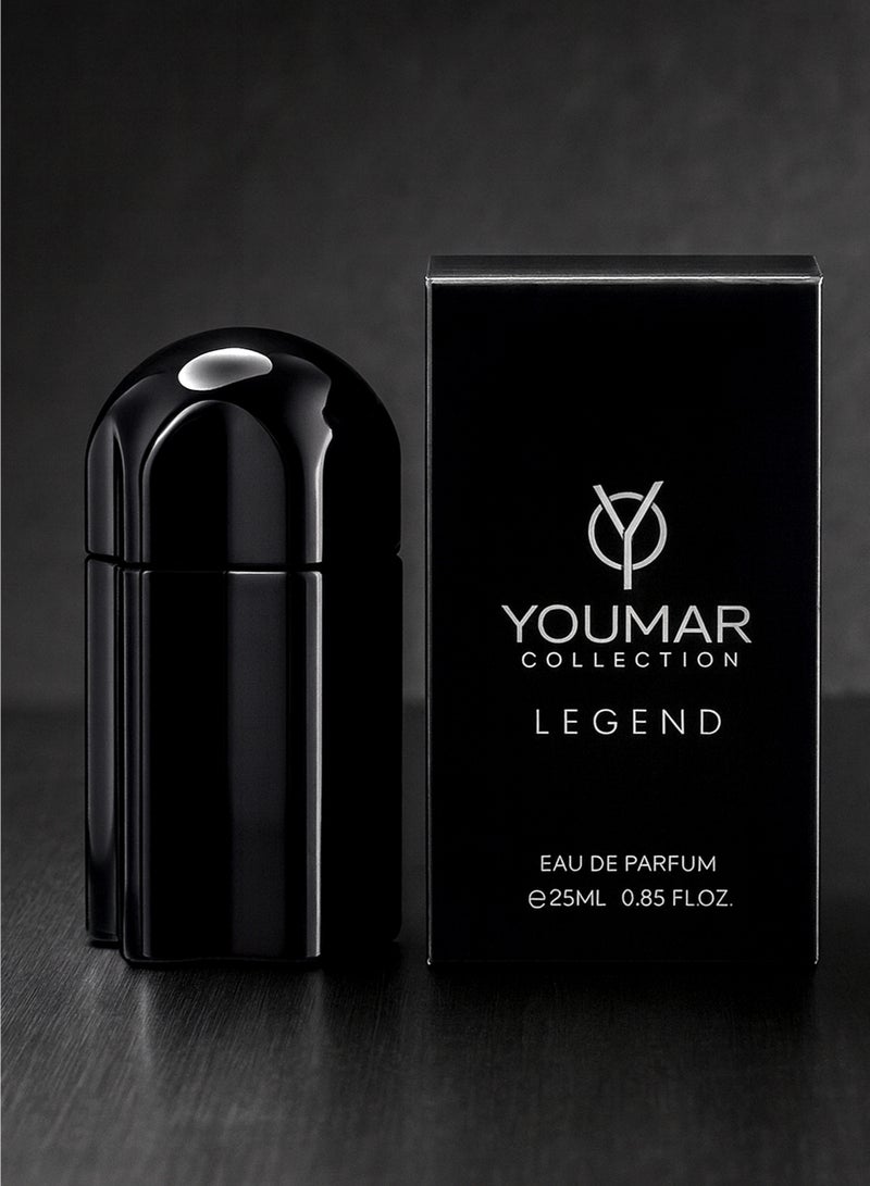 يومار عطر منعش للرجال من مجموعة يومار، رقم الأسطورة Y-506 | عطر يدوم طويلاً برائحة منعشة وخشبية وفانيليا للاستخدام اليومي | عطر فاخر للرجال 25 مل - Image 3