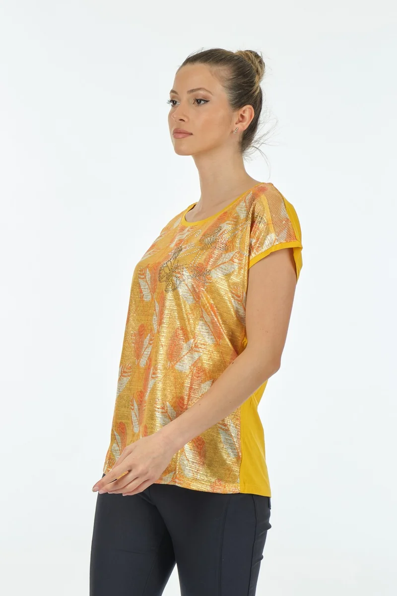Twomail Yellow Women's T-Shirt MY2150P10691