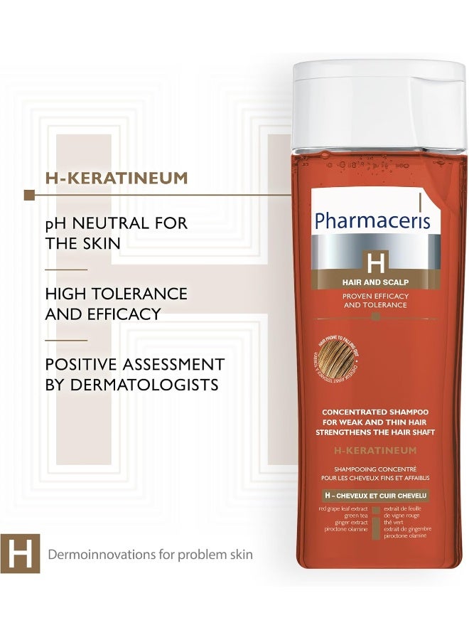 Pharmaceris PH KERATINEUM SHAMPOO FOR WEAK HAIR 250ML-H:57217 - Image 5