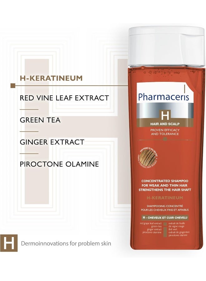 Pharmaceris PH KERATINEUM SHAMPOO FOR WEAK HAIR 250ML-H:57217 - Image 3