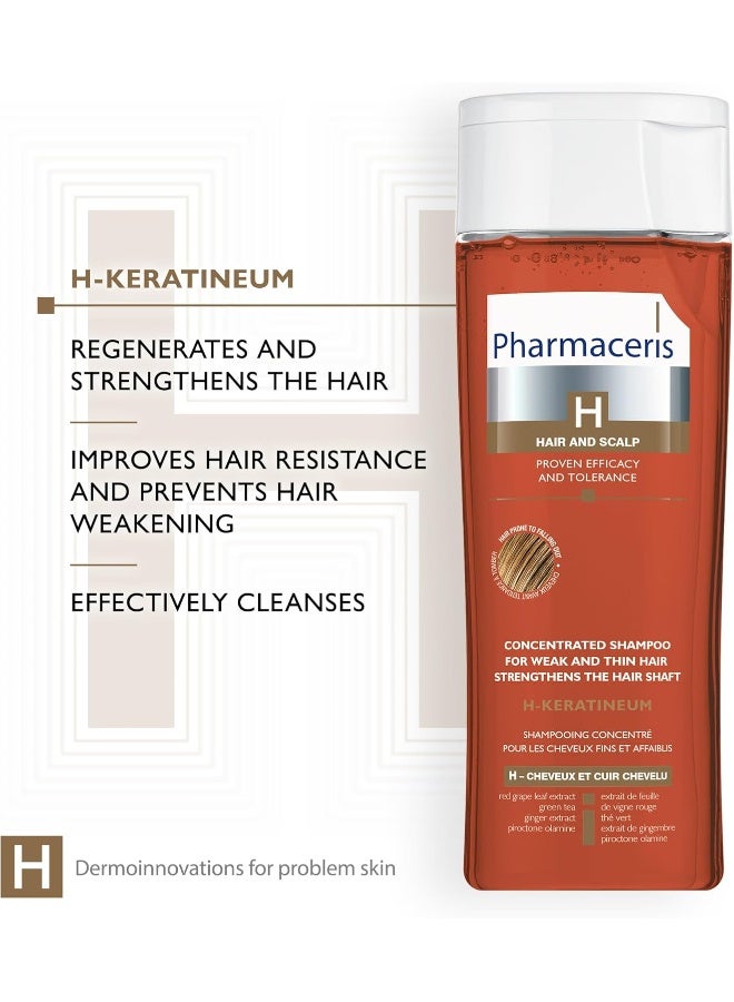 Pharmaceris PH KERATINEUM SHAMPOO FOR WEAK HAIR 250ML-H:57217 - Image 4