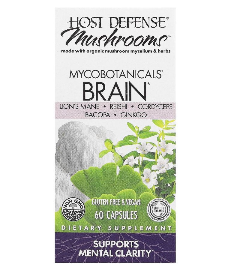 Mushrooms MycoBotanicals Brain 60 Capsules