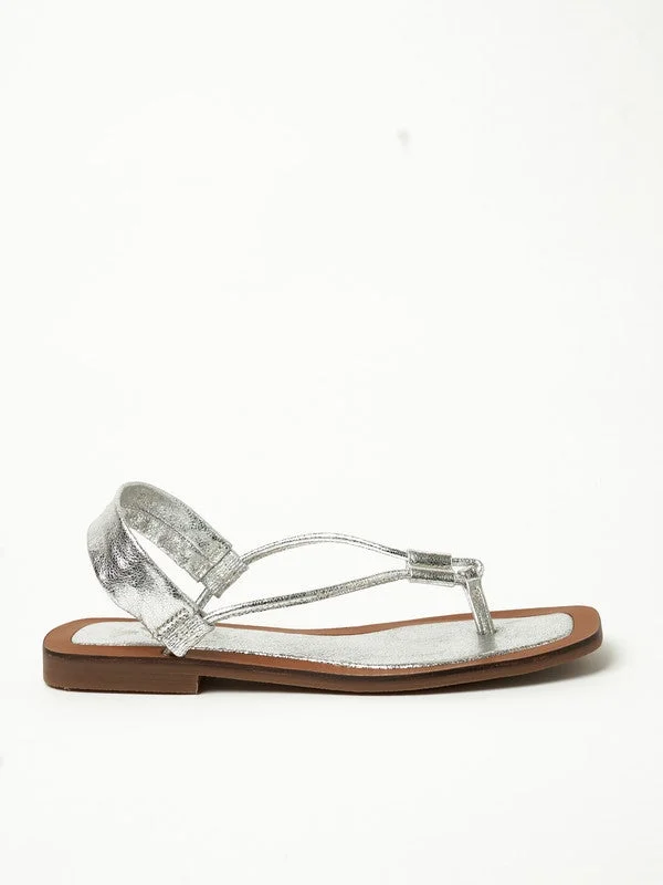 Women's Flat Slingback Sandals – Slip-On Comfort with Backstrap Support