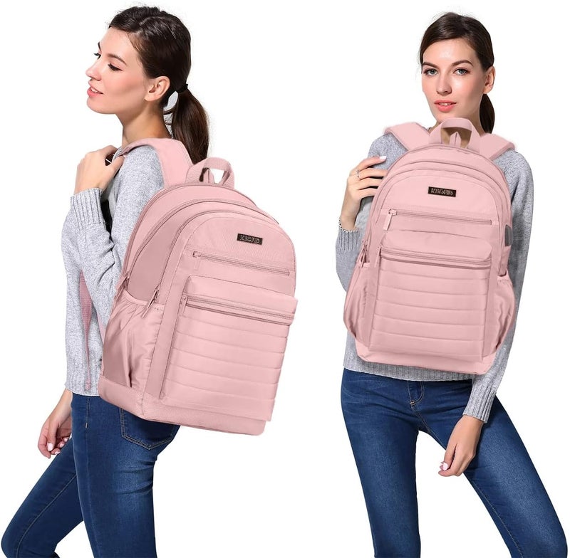 KEOFID Laptop Backpack, Travel Backpack for Men and Women, USB Charging Port - Image 4