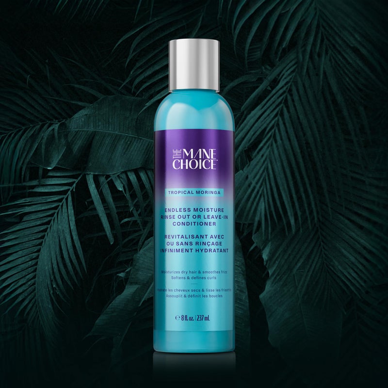The Mane Choice Tropical Moringa Sweet Oil & Honey Endless Moisture Rinse Out or Leave In Conditioner, Detangles, Softens & Nourishes Dry, Brittle Hair, Helps Reduce Breakage & Smooth Frizz, 8 Oz - Image 2