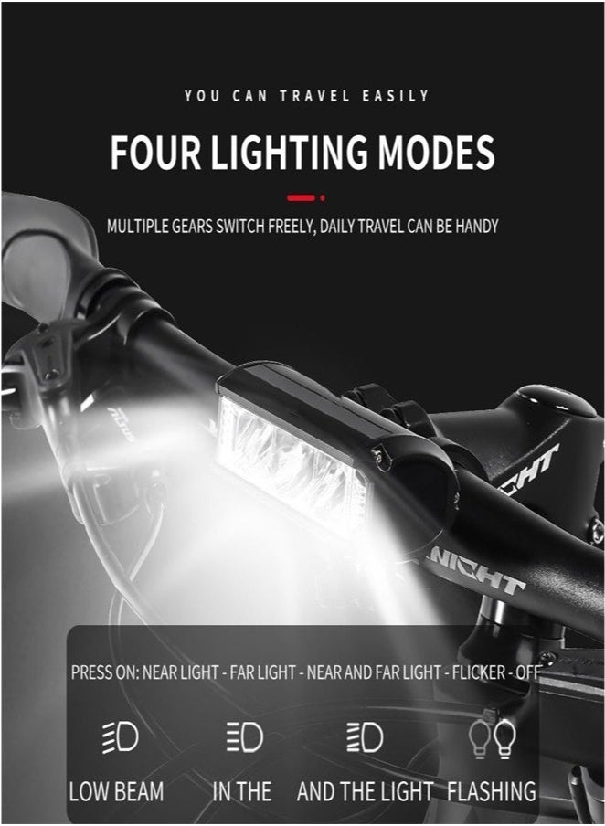 Generic Cycle Front Light Bike USB Charging Waterproof Night Light1700LM  - Image 2