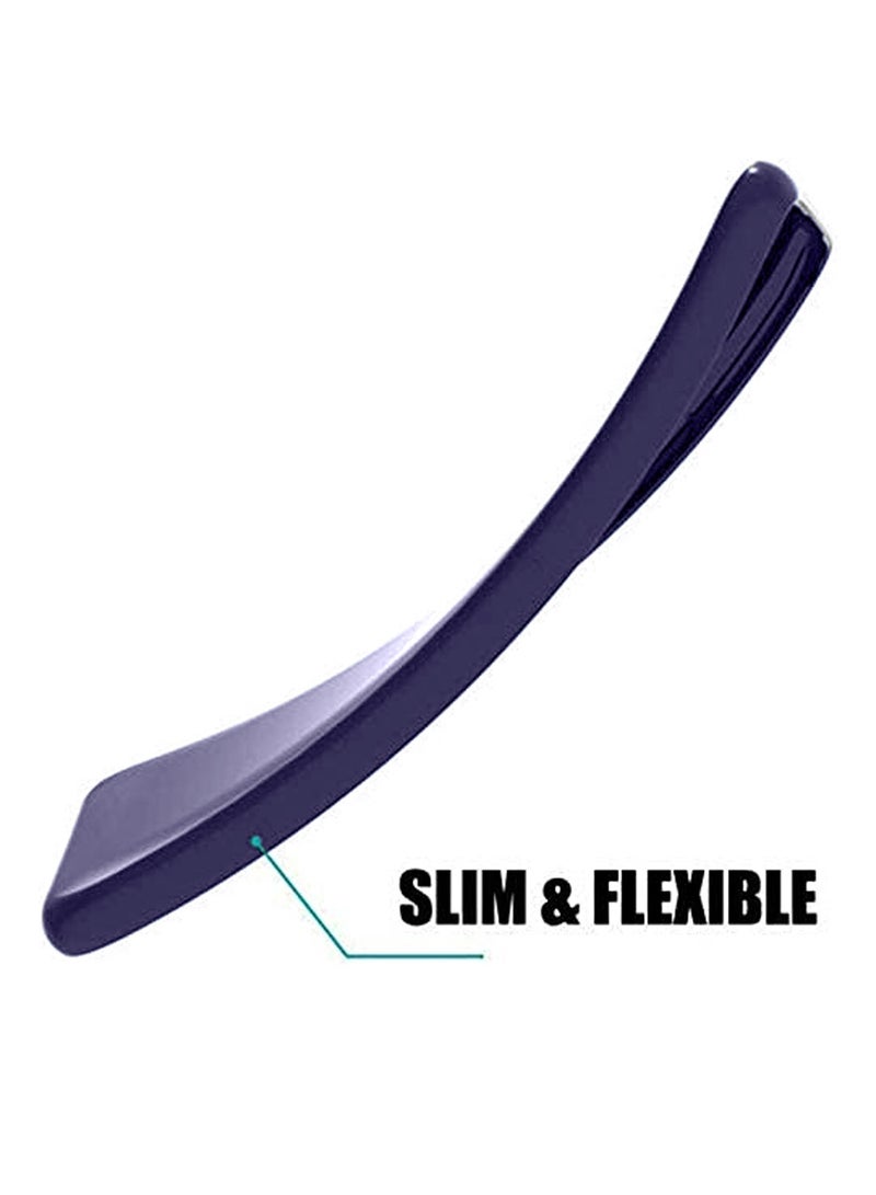 دبليو تيك ون بلس 13 5 جي 2024 غطاء جراب سيليكون سائل ناعم ممتاز - بنفسجي الباذنجان - Image 5