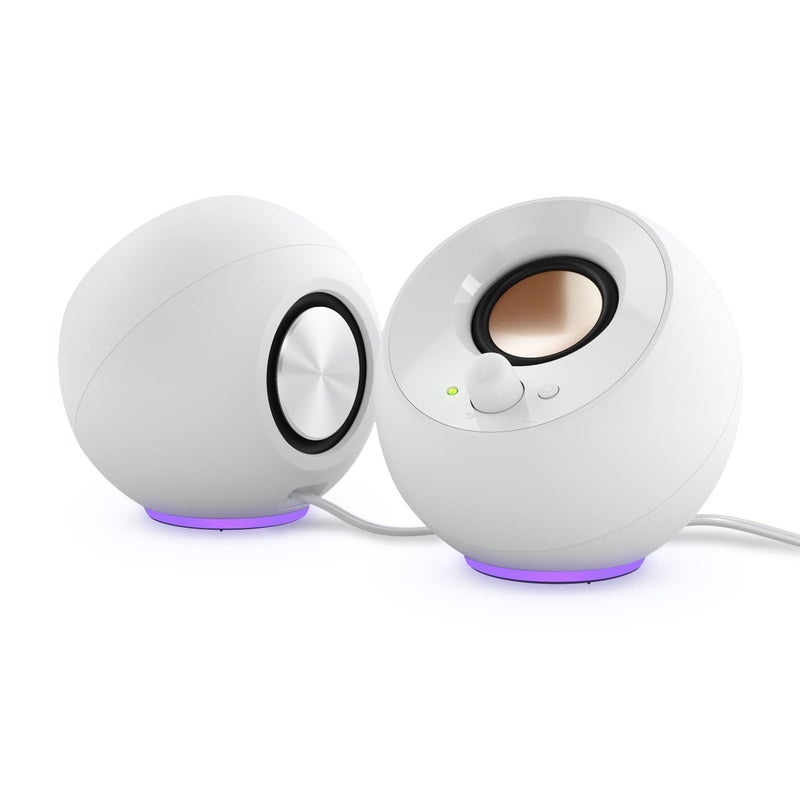 Creative Labs Pebble SE Minimalist 20 Channel Computer Speakers White - Image 2