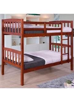 Henry Double Decker Bed Single Size Bed Frame Strong And Sturdy Modern Design Wooden Single Bed Furniture Brown 200x98x163 cm - pzsku/Z8661E51E7B6AA9858935Z/45/_/1679580663/60330a38-5728-4be8-a9a7-1260d26084b0