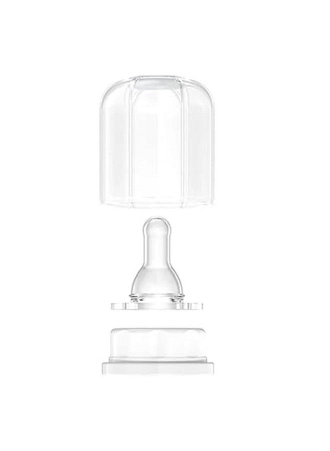 Lifefactory Glass Baby Bottle with Silicone Sleeve 9 Ounce, 2 Pack - Kale - Image 2