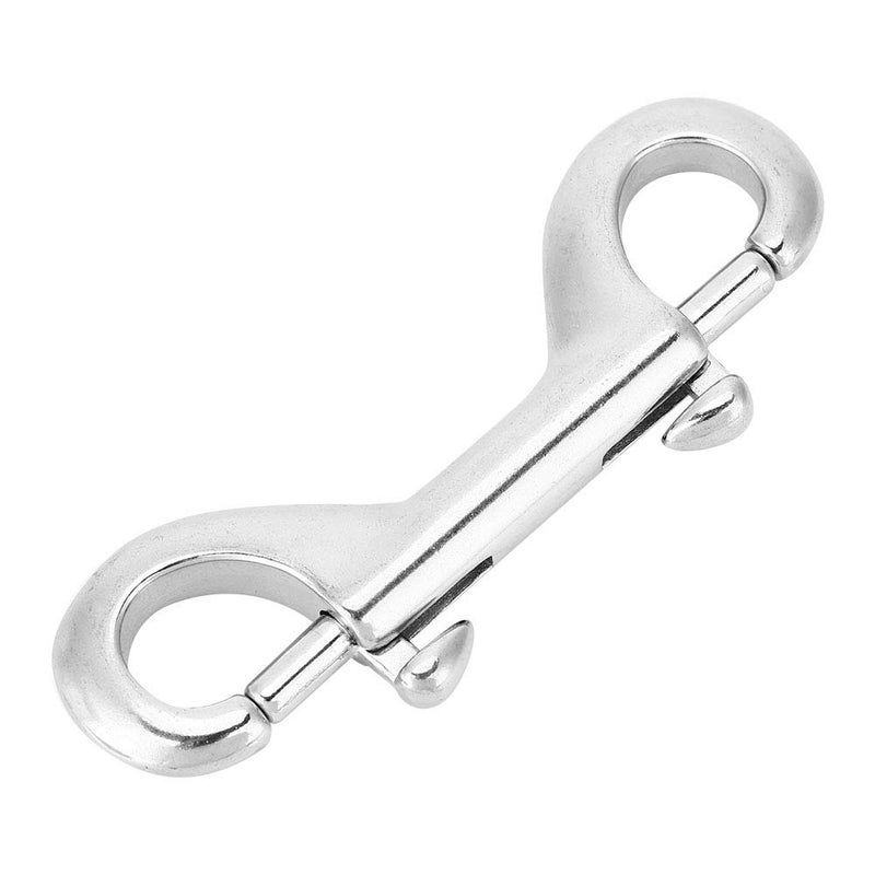 Polished Stainless Steel Double End Carabiner Dive Buckle 90mm Size for Divers - Image 5