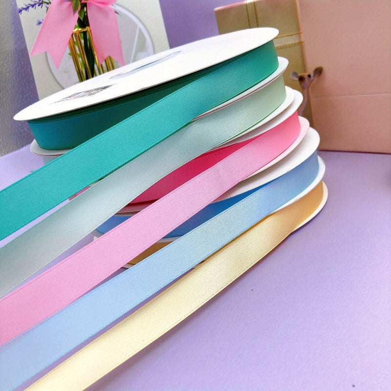 شريط حرفي ملون وذو ملمس غني بطول 15 ياردة لصنع الأقواس DIY وتغليف هدايا الزفاف - Image 4