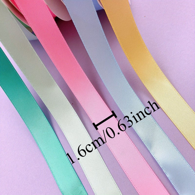 شريط حرفي ملون وذو ملمس غني بطول 15 ياردة لصنع الأقواس DIY وتغليف هدايا الزفاف - Image 3