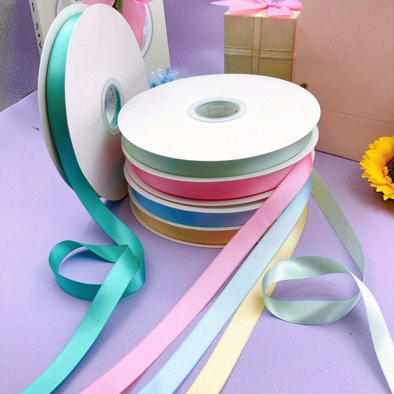شريط حرفي ملون وذو ملمس غني بطول 15 ياردة لصنع الأقواس DIY وتغليف هدايا الزفاف - Image 5