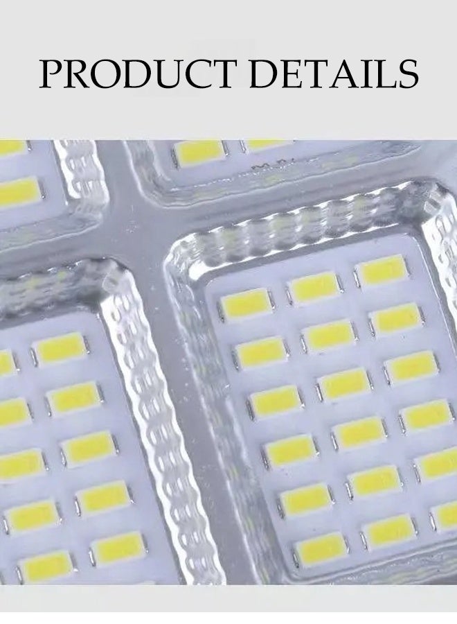 DUNISO Led Lights For Construction Sites, Solar Floodlights, Rechargeable Camping Lights, Portable Emergency Lights, Shockproof And Dustproof Outdoor Work Lights, Suitable For Power Outages, Outdoor Camping, 4 Lighting Modes - Image 5