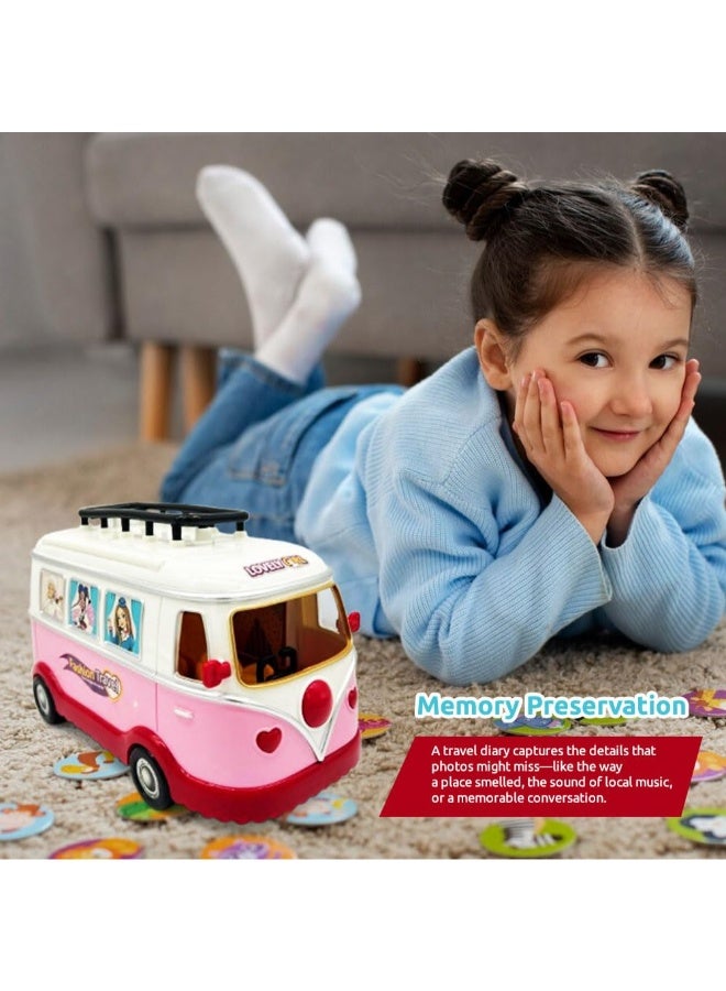 TOY GARDEN TOY GARDEN Fashion Bus Travel Toy – Stylish World Tour Playset for Girls Ages 3+ | Educational Role Play & Dress-Up Set - Image 4