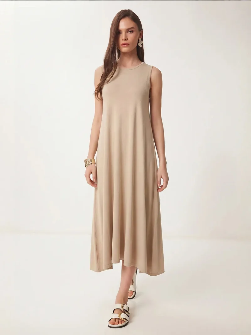 السعادة في إسطنبول ISTANBUL A-Line Midi Dress with Pocket