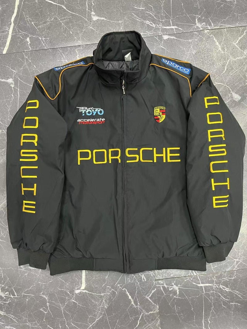 Generic F1 Embroidered Racing Suit Cotton Long Sleeve Casual Baoshi (embroidery and cotton) 