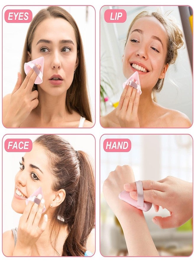 Sajani Triangle Powder Puff For WomenFacial Cleansing Sponge Puff, Reusable Face Cleansing Cosmetic Puff, Double Sided Reusable Cotton Cosmetic Sponge For Contouring, Under Eyes and Corners (Multicolor) (Pack Of 1) (Triangle Makeup Spong) - Image 5