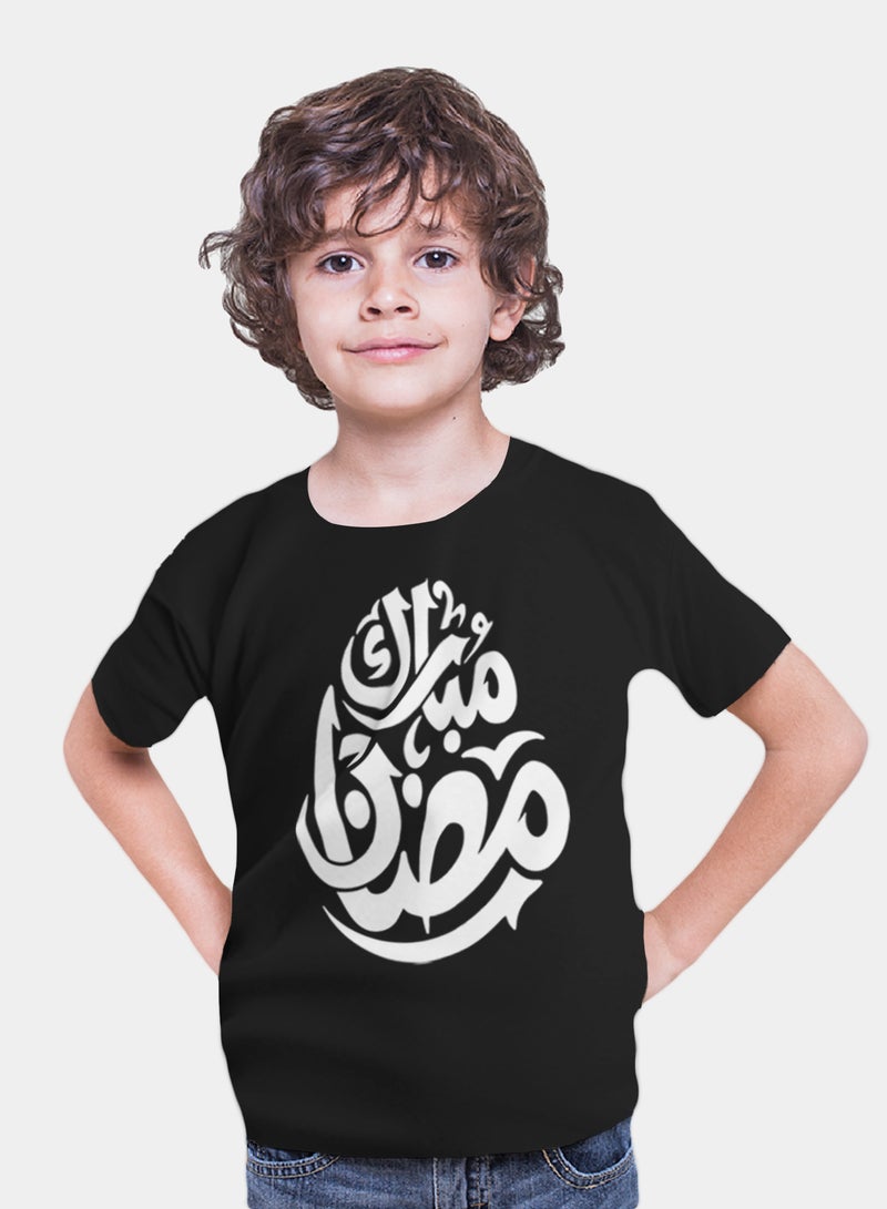 Fashion World Cotton T-shirt Printed with High-quality Ramadan - Image 1