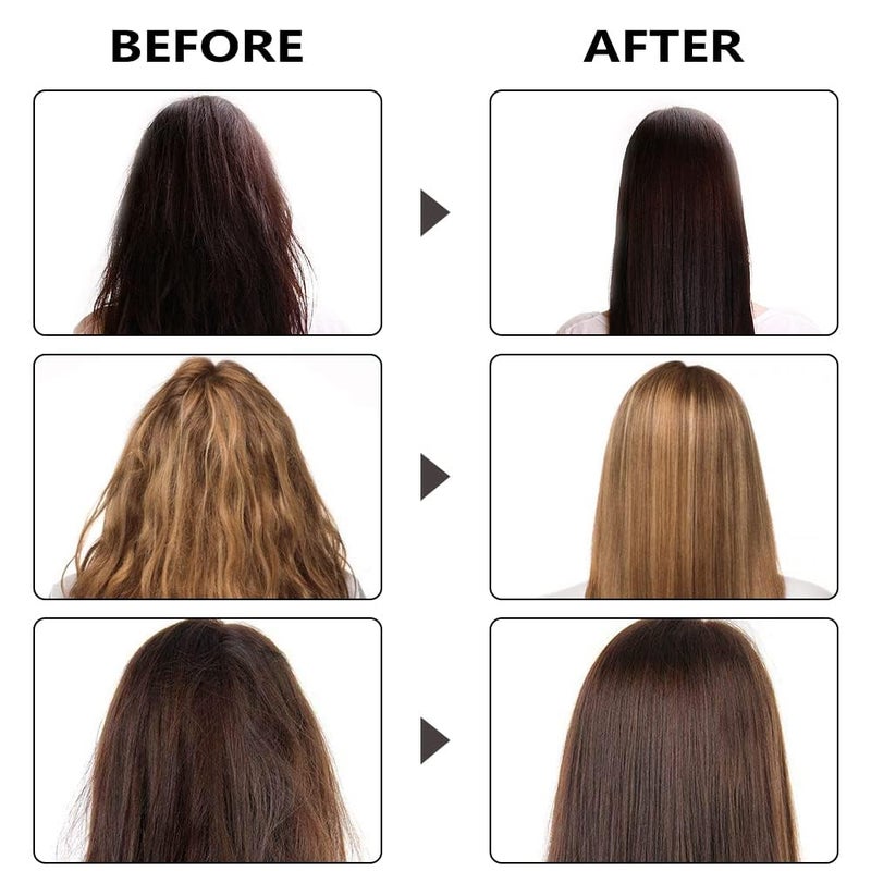 Rednow Hair Oil Serum for Frizzy Hair,Smooth & Shine Anti-frizz Hair Serum,Morocco Oil Silk Bright Hair Frizz-free Serum,Smoothing Natural Hair Care Essential Oil Reduce Dry,Curly,Wavy,Damaged Hair (2Pcs) - Image 3
