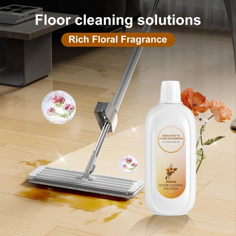 Nukisa Floor Cleaning Solution Compatible With Tineco , Deep Cleans for Multiple Hard Floors, Suitable With All Robot Vacuums with Mopping and Cordless Wet/Dry Vacuum Mop Cleaner (Floral Fragrance 2 Bottle) - Image 2