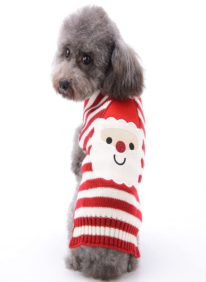 Mikayoo Christmas Dog Sweater - Festive Santa Claus Costume for Small, Medium, and Large Dogs - Holiday Pet Clothes for Xmas Celebrations (Santa Claus,XL) - Image 2