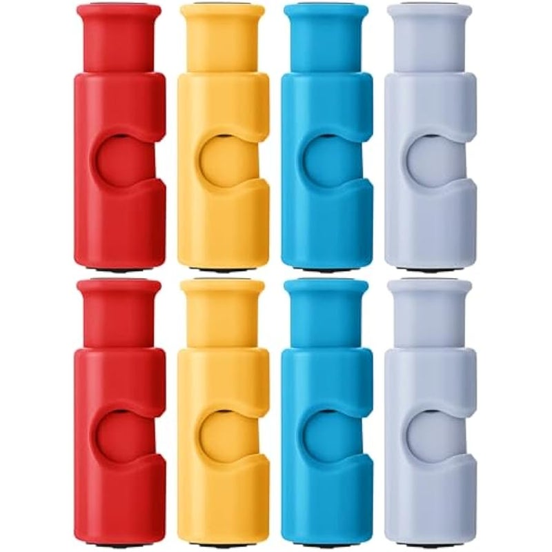 - Bag Clips, 8 Pack, Squeeze and Lock Bread Bag Clips for Food Storage, Food Clips for Bags, Bread Clips, Plastic Bag Clip, Bag Closure Clips - Image 1