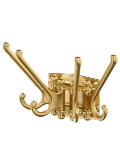 Zaboon 4-armed swivel hook, brass-colour  - Image 1