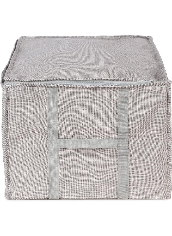 COMPACTOR Space Saving Semi Rigid Zipper Closure Vacuum Storage Box Grey and Clear 210 L RAN10117  - Image 3